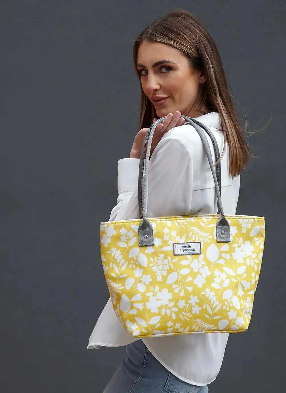 Sherbet Yellow Oil Cloth Tote Bag Blarney
